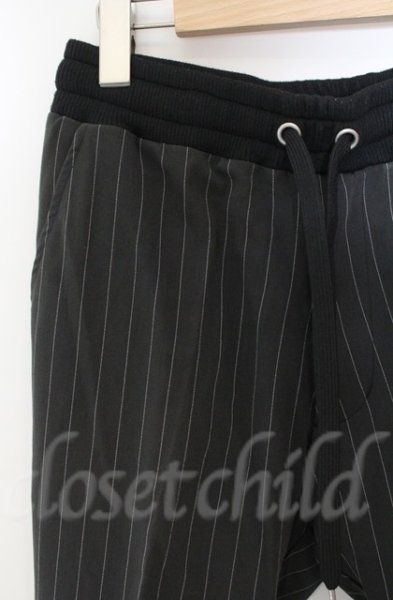 画像2: NO ID. / TRストレッチアンクルトラウザーズパンツ 1 ブラック T-25-12-13-020-NO-pa-YM-ZT1213P (2)