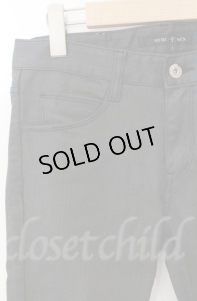 画像2: NO ID. / ウォッシュド加工ストレッチスキニーデニムパンツ 1 ブラック T-25-12-13-022-NO-pa-YM-ZT095 (2)