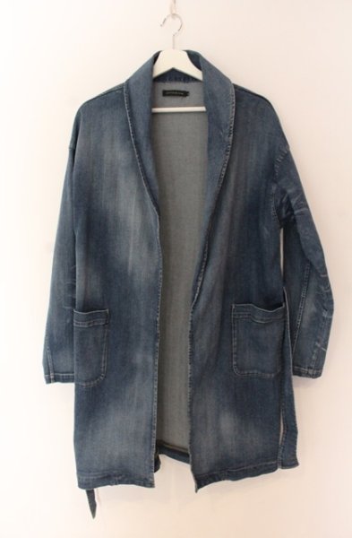 画像1: GOSTAR DE FUGA / MAYNARD デニムガウン 46 インディゴ O-25-12-16-001-GO-ja-YM-ZT1216Q (1)
