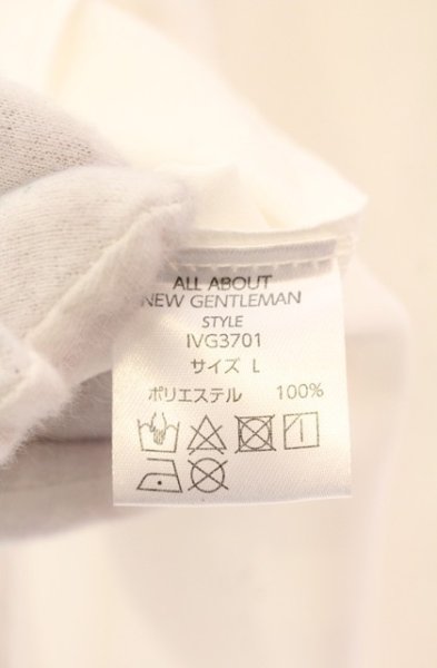 画像4: NEW GENTLEMAN / とろみワイドシャツ L ホワイト O-25-12-16-021-NE-sh-YM-ZT1216Q (4)