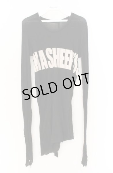 画像1: BUFFALO BOBS / WSアシンメトリーテレコカットソー 1 ブラック O-25-12-16-023-BU-to-YM-ZT1216Q (1)