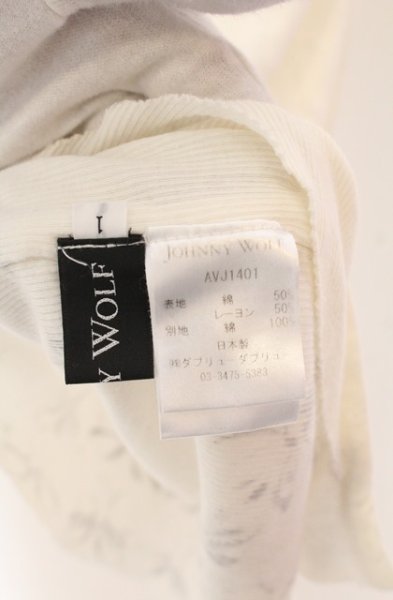 画像5: JOHNNY WOLF / ロングテレコタンクトップ 1 ホワイト O-25-12-16-024-JO-to-YM-ZT1216Q (5)