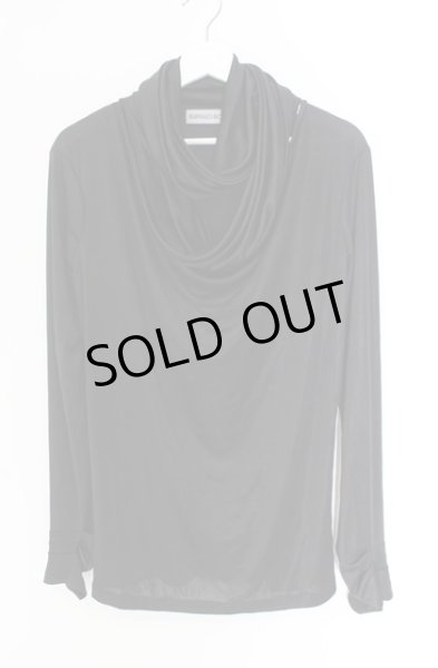 画像2: BUFFALO BOBS / ドレープネックスムースカットソー 1 ブラック O-25-12-16-025-BU-to-YM-ZT1216Q (2)