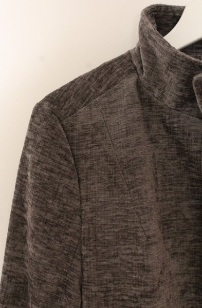 画像2: BUFFALO BOBS / SCALA(スカラ)スタンドカラーコート 1-2 グレー O-25-12-16-003-BU-ou-YM-ZT1216Q (2)