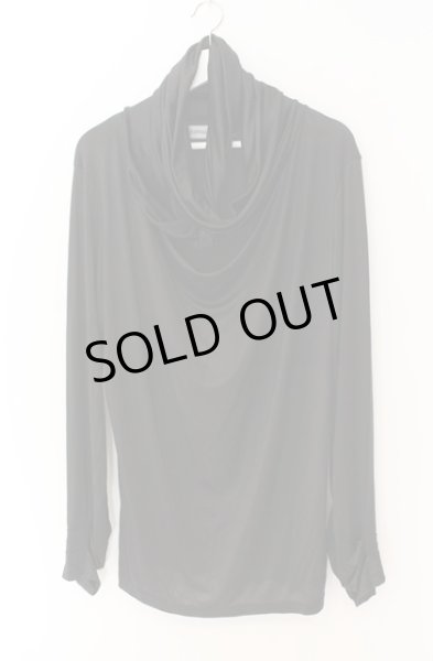 画像2: BUFFALO BOBS / ドレープネックスムースカットソー 2 ブラック O-25-12-16-026-BU-to-YM-ZT1216Q (2)