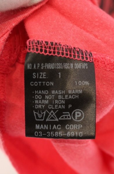 画像5: LGB / A.P.S-PARADISSO/HSC/M Tシャツ【メンズ1】 1 ピンク O-25-12-16-027-LG-ts-YM-ZT1216Q (5)