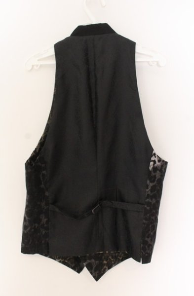 画像3: Roen / レオパードレイヤードジレベスト 44 ブラック O-25-12-16-028-Ro-to-YM-ZT1216Q (3)