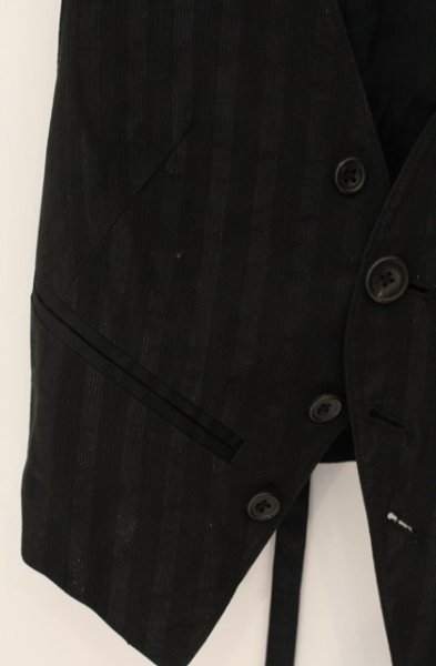 画像2: IFSIXWASNINE / ESCARGOT SLIPVEST/STD グリッターベスト 0（レディース） ブラック O-25-12-16-029-IF-ja-YM-ZT1216Q (2)