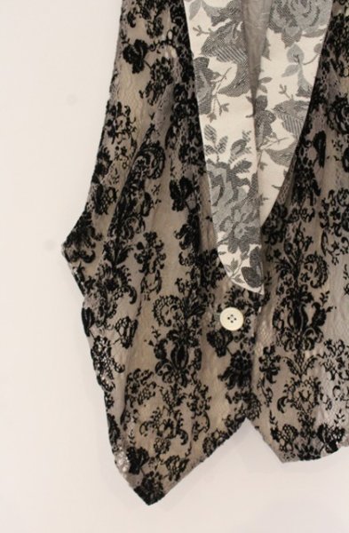 画像2: IFSIXWASNINE / GILLET BAT ジレベスト 0（レディース） ホワイト O-25-12-16-031-IF-sh-YM-ZT1216Q (2)