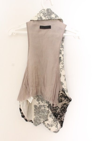 画像4: IFSIXWASNINE / GILLET BAT ジレベスト 0（レディース） ホワイト O-25-12-16-031-IF-sh-YM-ZT1216Q (4)