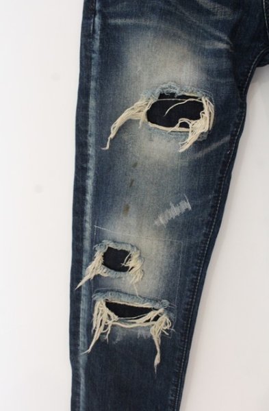 画像3: BUFFALO BOBS / ヴィンテージリメイクデニムパンツ 1 インディゴ O-25-12-16-032-BU-pa-YM-ZT1216Q (3)