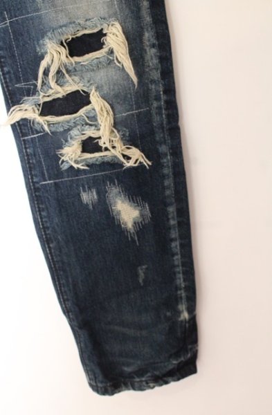 画像4: BUFFALO BOBS / ヴィンテージリメイクデニムパンツ 1 インディゴ O-25-12-16-032-BU-pa-YM-ZT1216Q (4)