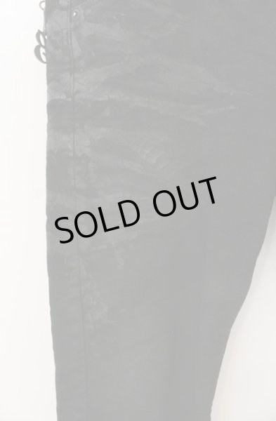 画像3: BUFFALO BOBS / クラックコーティングストレッチデニムパンツ 1 ブラック O-25-12-16-034-BU-pa-YM-ZT1216Q (3)