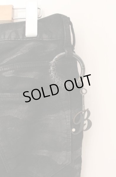 画像6: BUFFALO BOBS / クラックコーティングストレッチデニムパンツ 1 ブラック O-25-12-16-034-BU-pa-YM-ZT1216Q (6)