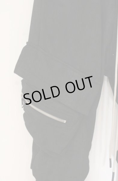 画像3: A.F ARTEFACT / カーゴバギースウェットパンツ  ブラック O-25-12-16-035-A.-pa-YM-ZT375 (3)