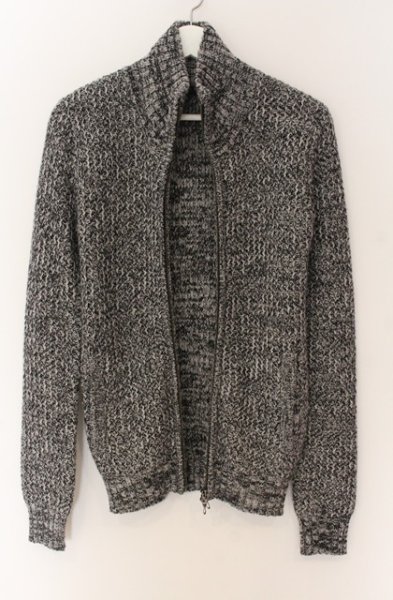 画像3: FUGA / スタンドネックニットジャケット 44 グレー O-25-12-16-004-FU-to-YM-ZT1216Q (3)