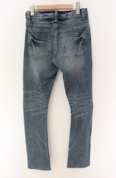 画像3: SCHLUSSEL / ウォッシュドストレッチデニムパンツ 2 ライトインディゴ O-25-12-16-037-SC-pa-YM-ZT1216Q (3)