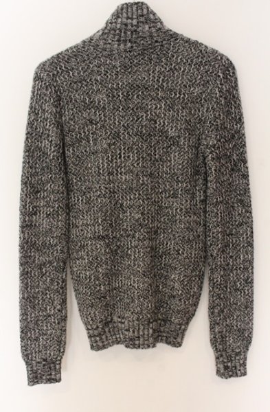 画像5: FUGA / スタンドネックニットジャケット 44 グレー O-25-12-16-004-FU-to-YM-ZT1216Q (5)