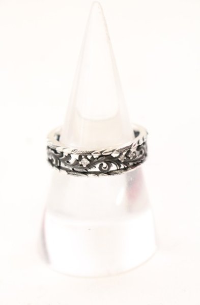 画像1: Bloody Mary / フェイバーリング 19号 シルバーｘホワイトダイヤモンド T-25-12-16-049-Bl-ac-YM-ZT (1)