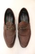 画像2: GOSTAR DE FUGA / 編み込みビットローファー 42（約26.5cm） ブラウン O-25-12-16-054-GO-sho-YM-ZT1216R (2)