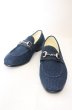 画像1: GOSTAR DE FUGA / ニットビットローファー 42（約26.5cm ブルー O-25-12-16-056-GO-sho-YM-ZT1216R (1)