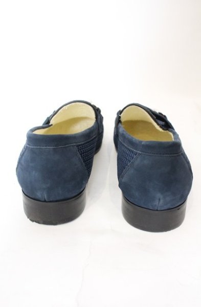 画像3: GOSTAR DE FUGA / ニットビットローファー 42（約26.5cm ブルー O-25-12-16-056-GO-sho-YM-ZT1216R (3)