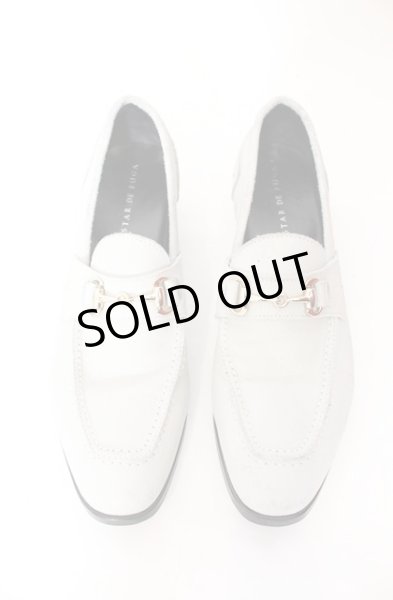 画像2: GOSTAR DE FUGA / スウェードビットローファー 42（約26.5cm） ライトグレー O-25-12-16-059-GO-sho-YM-ZT-S003 (2)