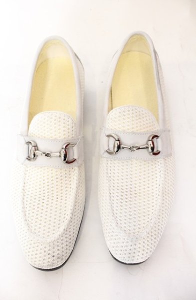 画像2: GOSTAR DE FUGA / ニットビットローファー 42（約26.5cm） ホワイト O-25-12-16-060-GO-sho-YM-ZT1216R (2)