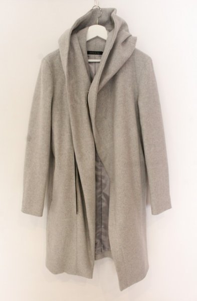 画像3: GOSTAR DE FUGA / メルトンラップコート 46 グレー O-25-12-16-006-GO-ou-YM-ZT1216Q (3)