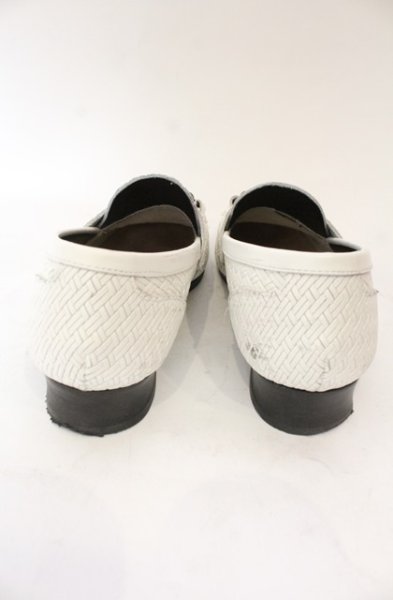 画像3: GOSTAR DE FUGA / 編み込みビットローファー 42（約26.5cm） ホワイト O-25-12-16-062-GO-sho-YM-ZT1216R (3)