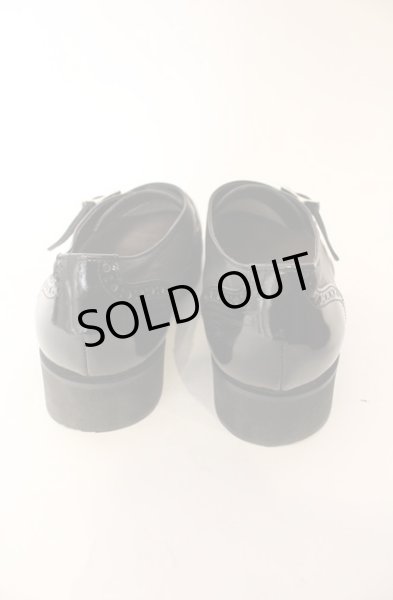 画像3: FUGA / レザーモンクストラップシューズ 42（約26.5cm） ブラック O-25-12-16-064-FU-sho-YM-ZT1216R (3)