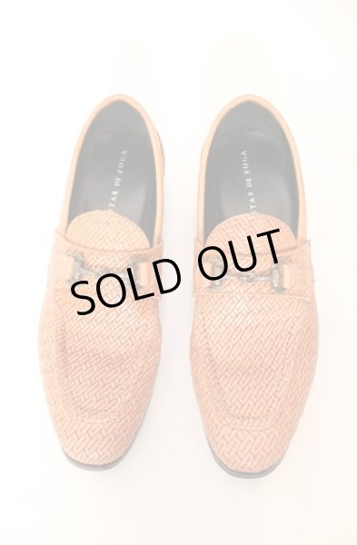 画像2: GOSTAR DE FUGA / 編み込みビットローファー 42（約26.5cm） ブラウン O-25-12-16-065-GO-sho-YM-ZT-S002 (2)