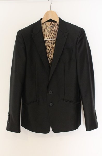 画像2: BUFFALO BOBS / シャイニーピークドラペル2Bスーツ 1 ブラック O-25-12-16-009-BU-ja-YM-ZT1216Q (2)