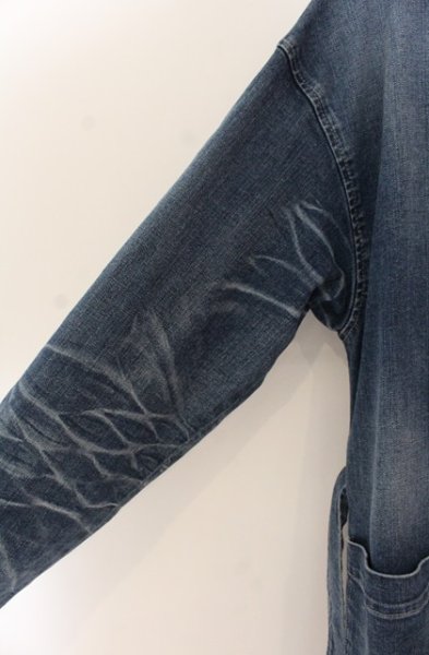 画像5: GOSTAR DE FUGA / MAYNARD デニムガウン 46 インディゴ O-25-12-16-001-GO-ja-YM-ZT1216Q (5)