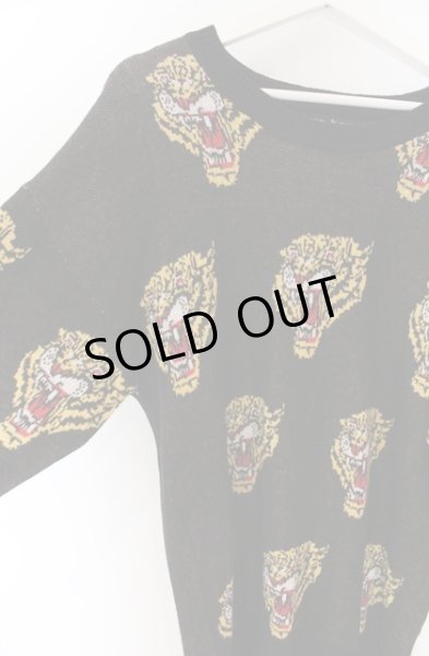 画像2: NO ID. BLACK / タイガードットニットプルオーバー 1 ブラック O-25-12-16-011-NO-to-YM-ZT352 (2)