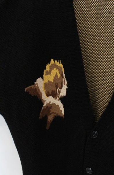 画像2: Chica / エンジェルカーディガン  ブラック O-25-12-16-012-Ch-to-YM-ZT1216Q (2)