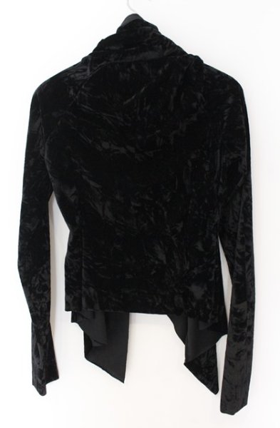 画像4: MIDAS / ベルベットロングスリーブカーディガン  ブラック O-25-12-16-013-MI-to-YM-ZT1216Q (4)