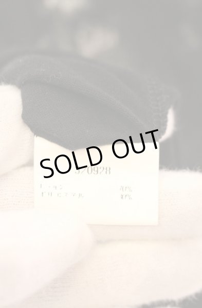 画像4: MIDAS / ドレープレイヤードカットソー 1 ブラックｘシルバー O-25-12-16-015-MI-to-YM-ZT1216Q (4)