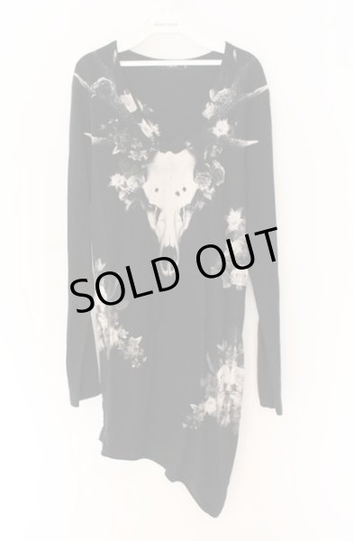 画像1: CIVARIZE / Antler スカルプリントカットソー 46 ブラック O-25-12-16-016-CI-to-YM-ZT1216Q (1)