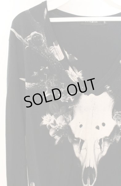 画像2: CIVARIZE / Antler スカルプリントカットソー 46 ブラック O-25-12-16-016-CI-to-YM-ZT1216Q (2)