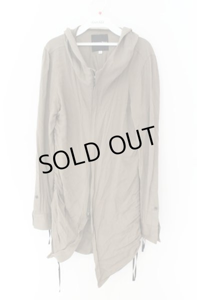 画像1: JOHNNY WOLF / シャーリングロングパーカー 1 カーキ O-25-12-16-017-JO-to-YM-ZT1216Q (1)