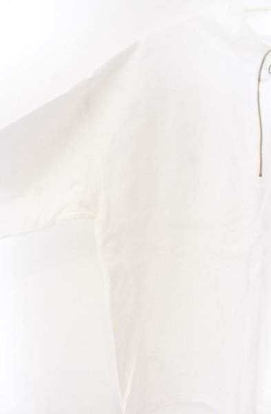 画像2: FUGA / ハーフZIP長袖カットソー 44 ホワイト O-25-12-16-018-FU-to-YM-ZT1216Q (2)