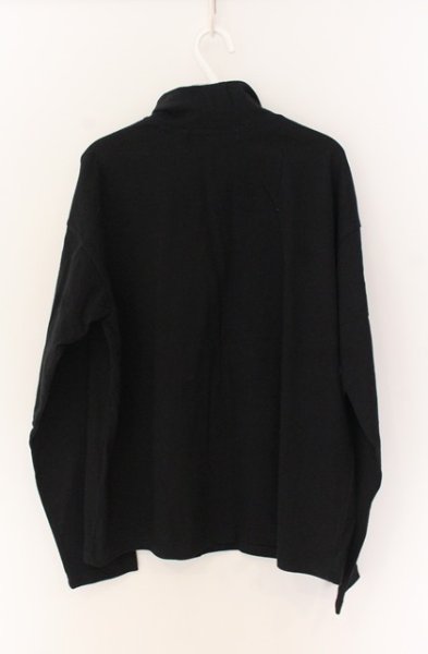 画像4: FUGA / ハーフZIP長袖カットソー 44 ブラック O-25-12-16-019-FU-to-YM-ZT1216Q (4)