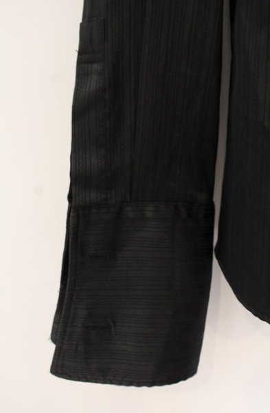 画像3: TORNADO MART / ストライプ比翼シャツ L ブラック O-25-12-16-020-TO-sh-YM-ZT1216Q (3)