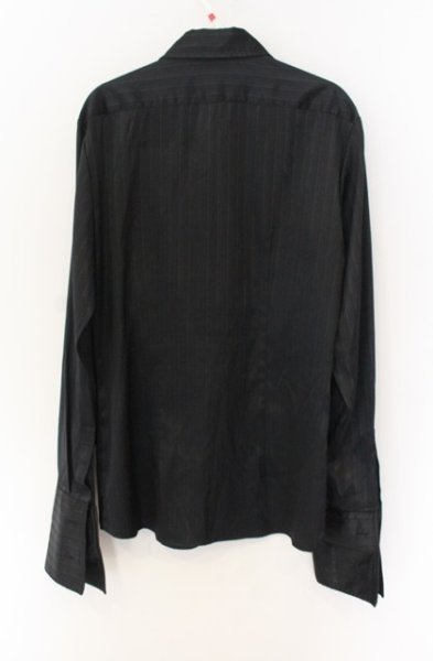 画像4: TORNADO MART / ストライプ比翼シャツ L ブラック O-25-12-16-020-TO-sh-YM-ZT1216Q (4)