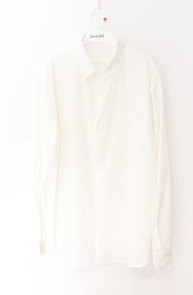 画像1: NEW GENTLEMAN / とろみワイドシャツ L ホワイト O-25-12-16-021-NE-sh-YM-ZT1216Q (1)