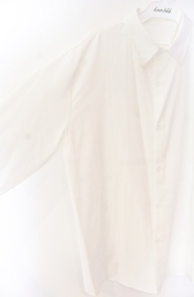 画像2: NEW GENTLEMAN / とろみワイドシャツ L ホワイト O-25-12-16-021-NE-sh-YM-ZT1216Q (2)