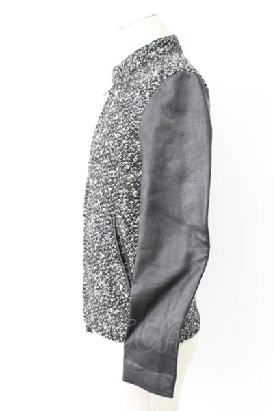 画像3: FUGA / Emperor レザー切替ジャケット 44 ミックスｘブラック T-25-12-19-019-FU-ja-YM-ZT (3)