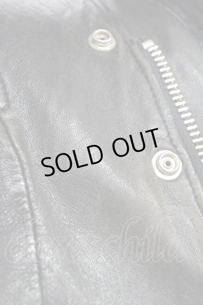 画像10: FUGA / EXISTENCIA ラムレザーダブルライダースジャケット 44 ブラック T-25-12-19-021-FU-ou-YM-ZT (10)