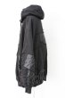 画像3: CIVARIZE / PUパッチワークZIPUPパーカー F ブラック T-25-12-19-022-CI-ou-YM-ZT (3)